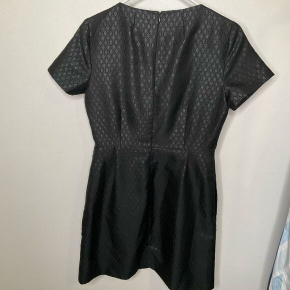Madewell Brocade Fitted Cap Sleeve Dress - Picture 3 of 6